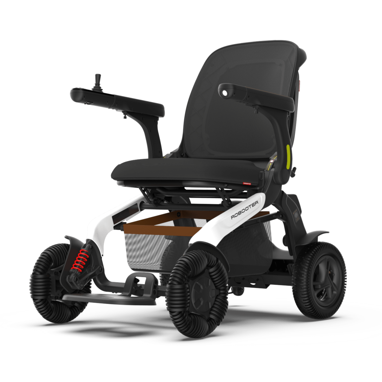 Robooter E60 All Terrain Smart Powerchair w/ Omni-Directional Wheels White