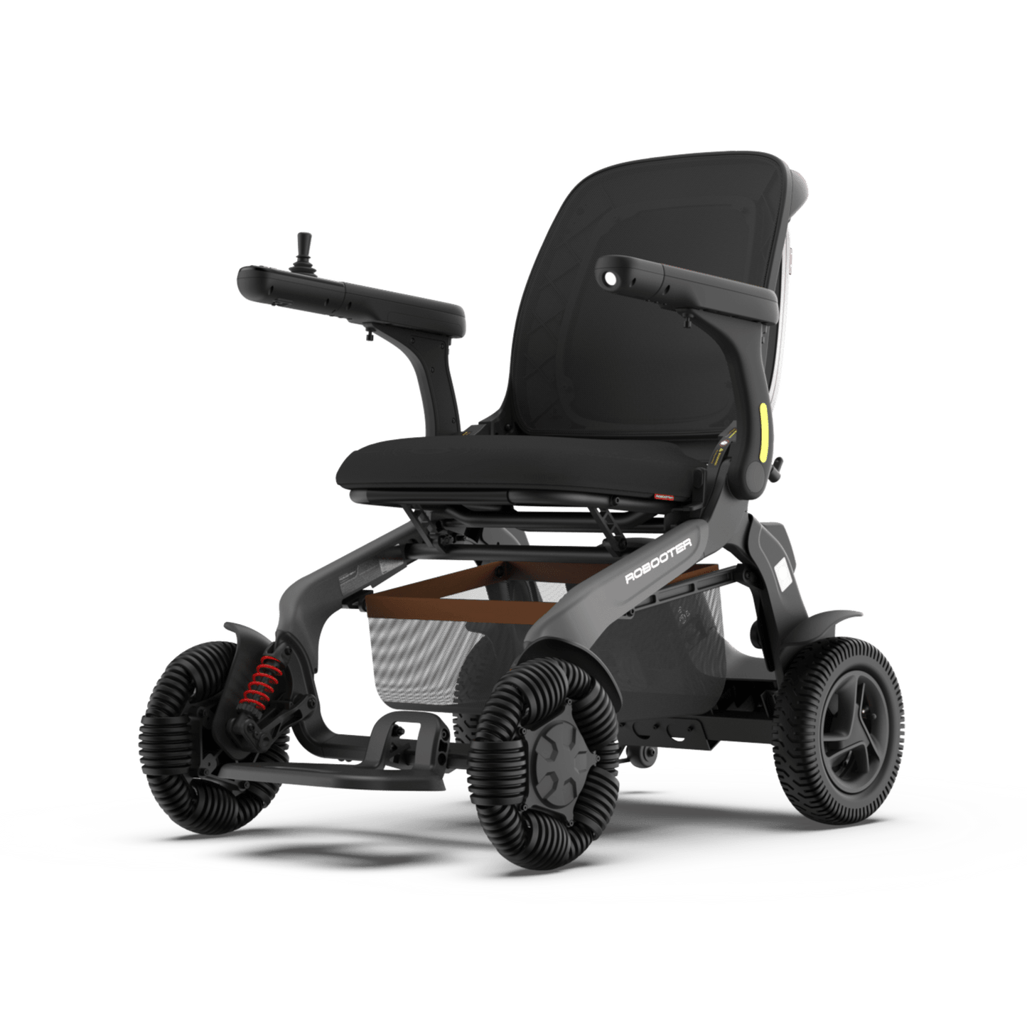 Robooter E60 All Terrain Smart Powerchair w/ Omni-Directional Wheels Gray