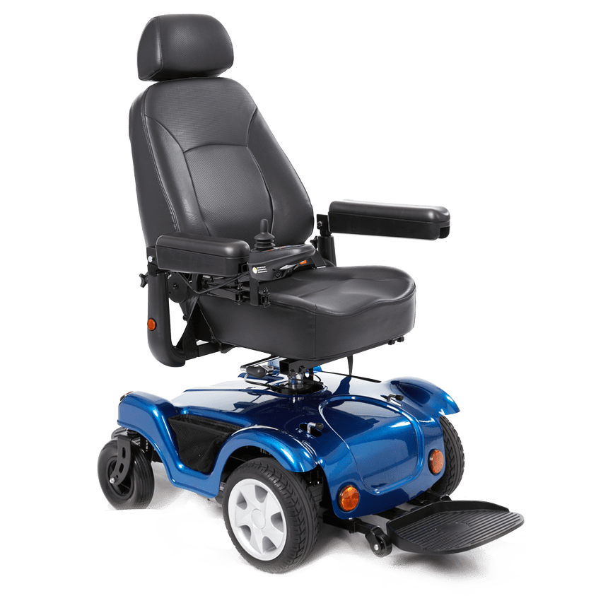 Merits Compact FWD/RWD Dualer Power Wheelchair P312 Blue