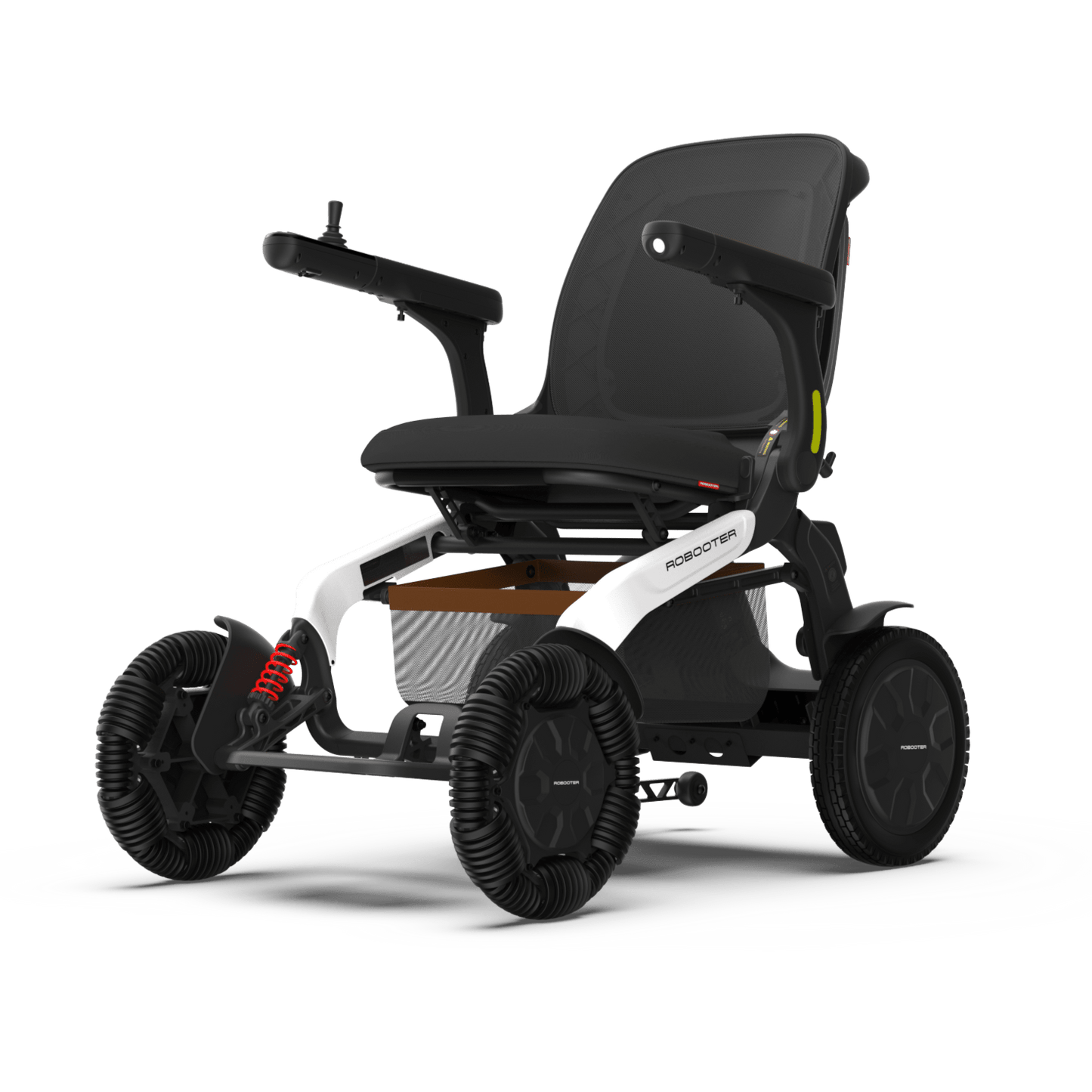 Robooter E60 Pro All Terrain Smart Powerchair w/ Omni-Directional Wheels White