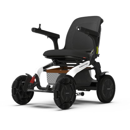 Robooter E60 Pro All Terrain Smart Powerchair w/ Omni-Directional Wheels White