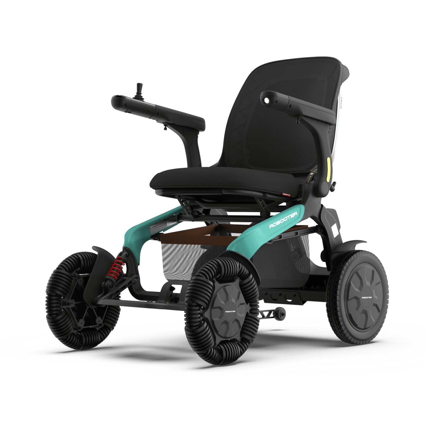 Robooter E60 Pro All Terrain Smart Powerchair w/ Omni-Directional Wheels Green