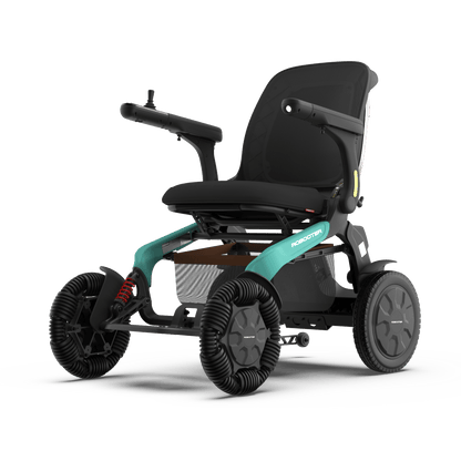 Robooter E60 Pro All Terrain Smart Powerchair w/ Omni-Directional Wheels Green