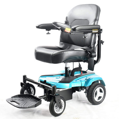 Merits EZ-GO Deluxe Power Wheelchair P321B Turquoise