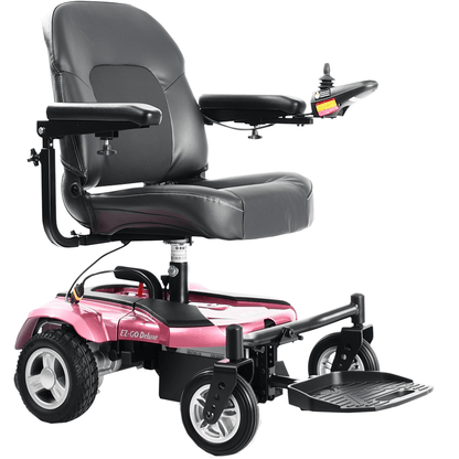 Merits EZ-GO Deluxe Power Wheelchair P321B Pink